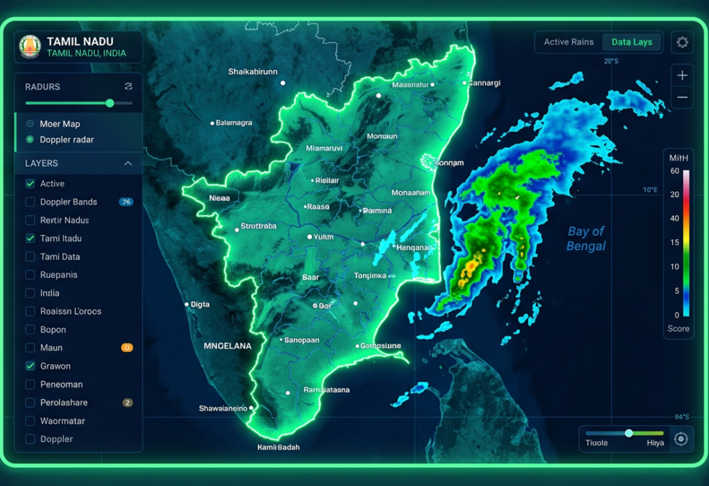 TNVOX Live Tamil Nadu Rain Alerts & Weather Status: All 38 Districts Emergency Tracker